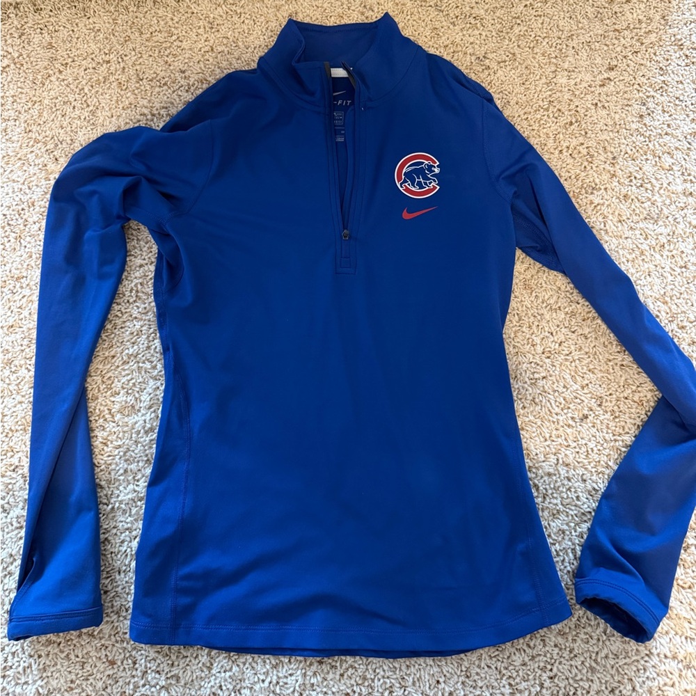 Nike Blue Women's Cubs Quarter zip
